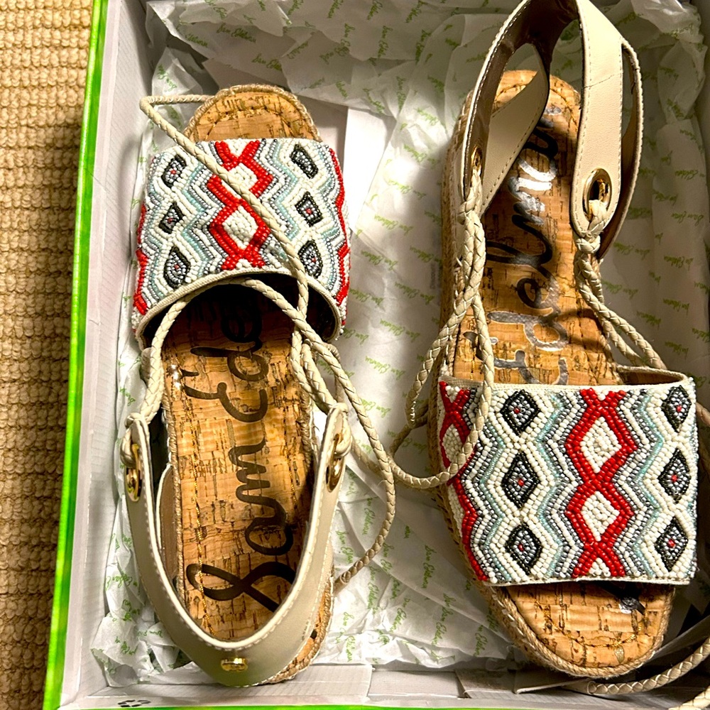 Sam Edelman Neera beaded espadrille